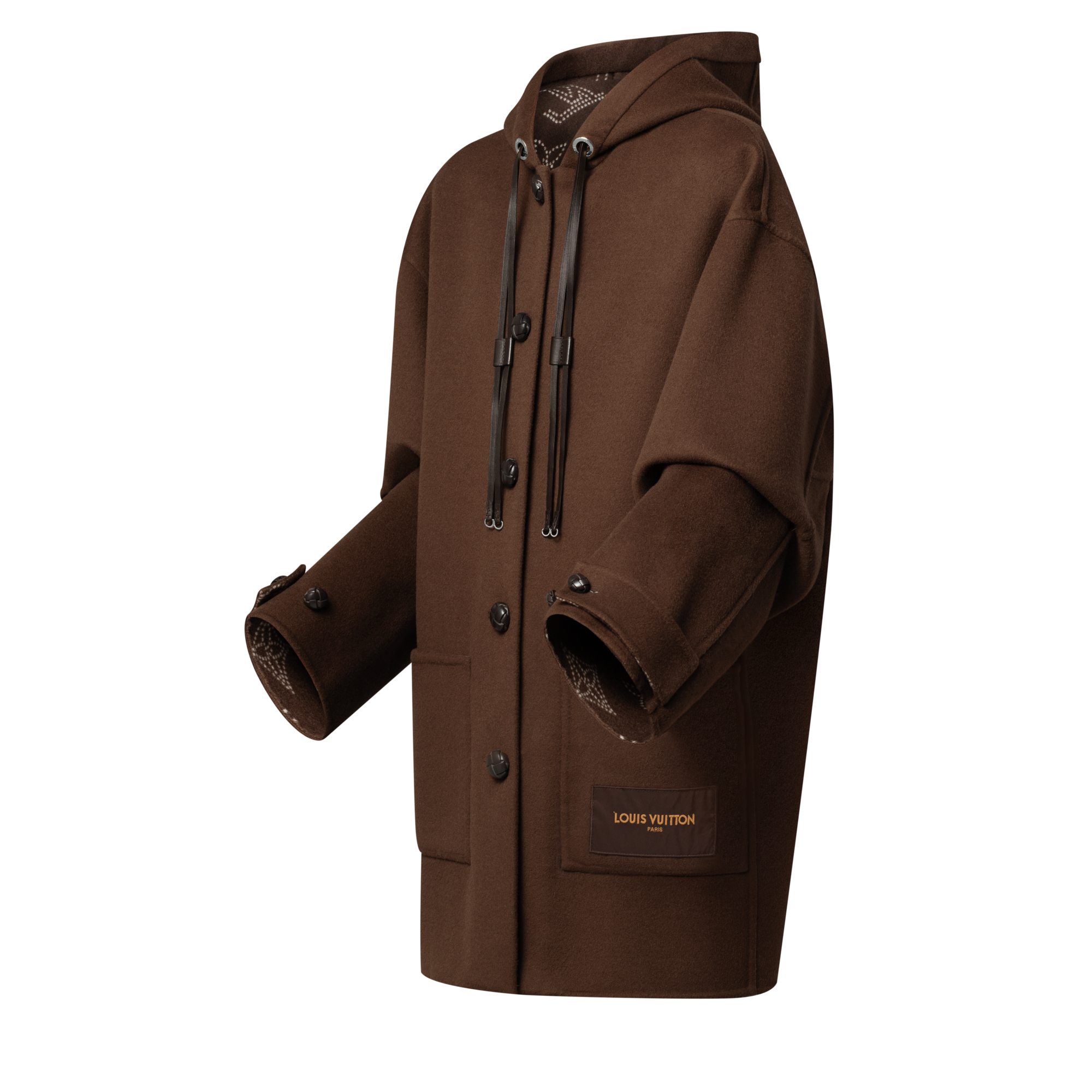 フーデッド ボタンアップコート ｜ルイ・ヴィトン 公式サイト - 1AHYEZ